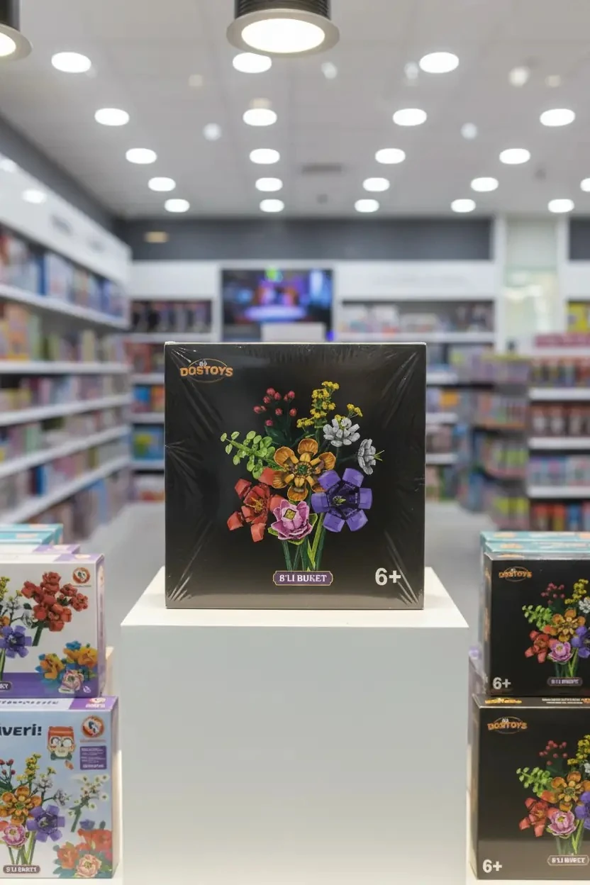 8’li Çiçek Buketi Oyun Bloğu