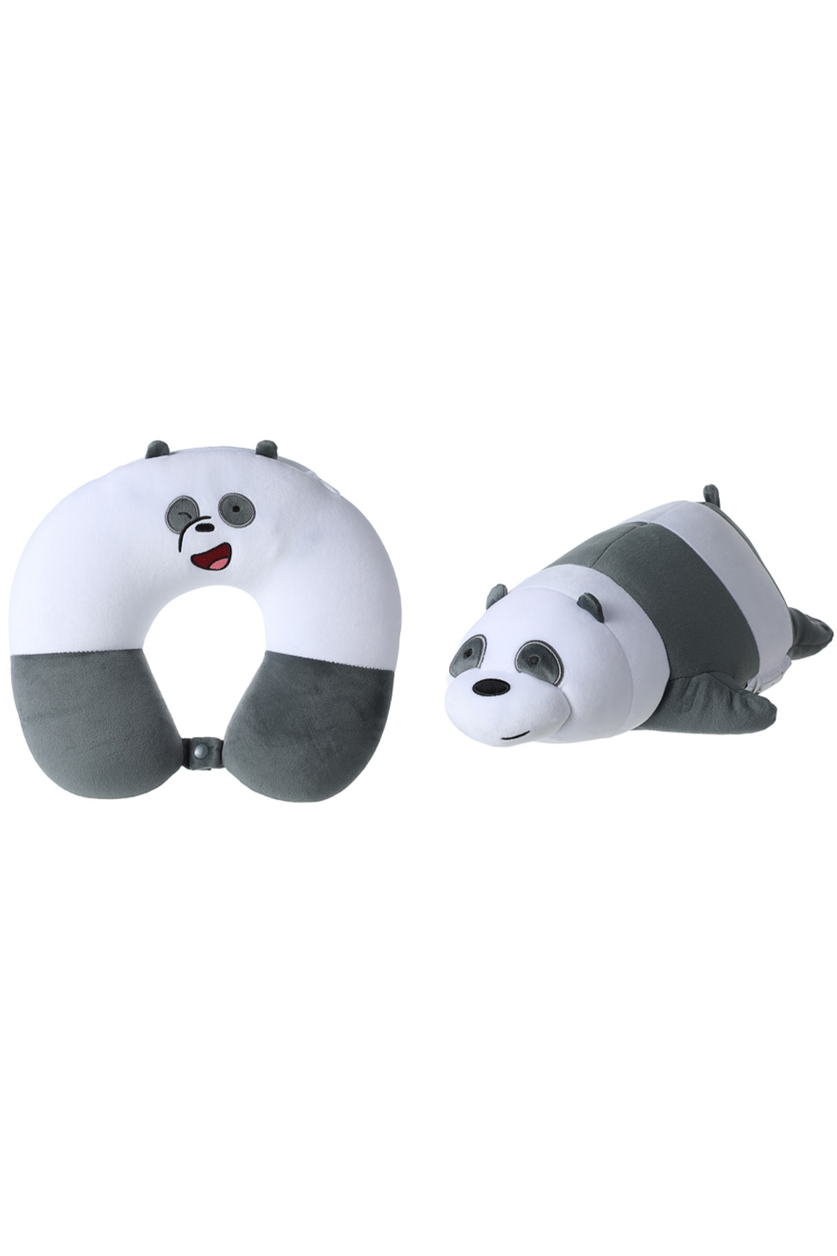 We Bare Bears Lisanslı Oyuncağa Dönüşen Boyun Yastığı (Outlet)