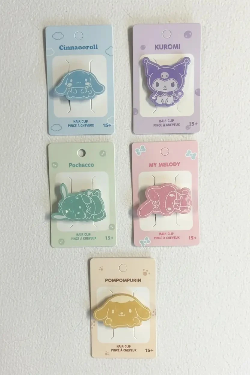 Hello Kitty Lisanslı Kabuklu Saç Tokası – Özel Formlu & Hafif Tasarım