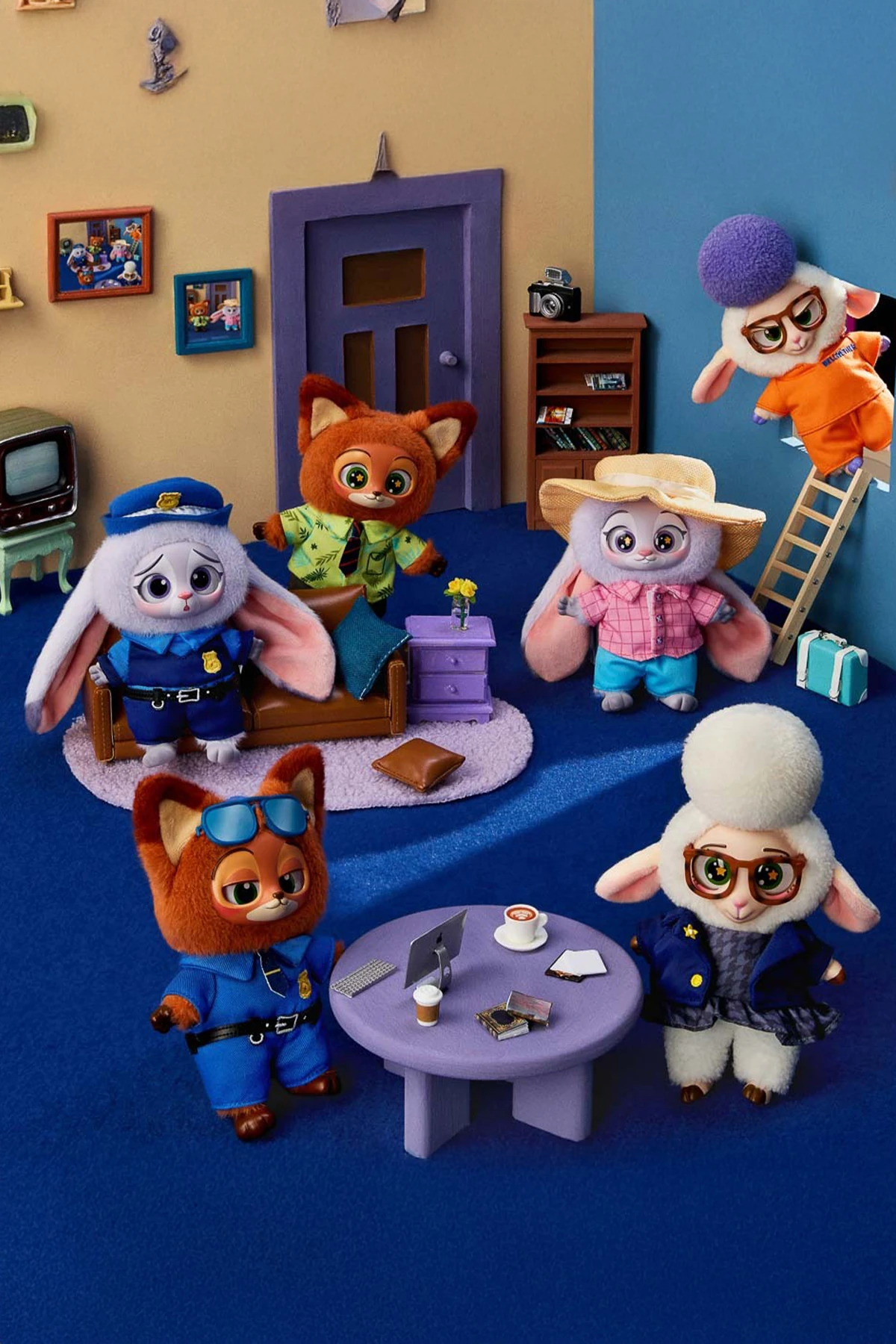 Disney Lisanslı Zootopia Serisi Vinil Peluş Oyuncak Sürpriz Figür - Blind Box