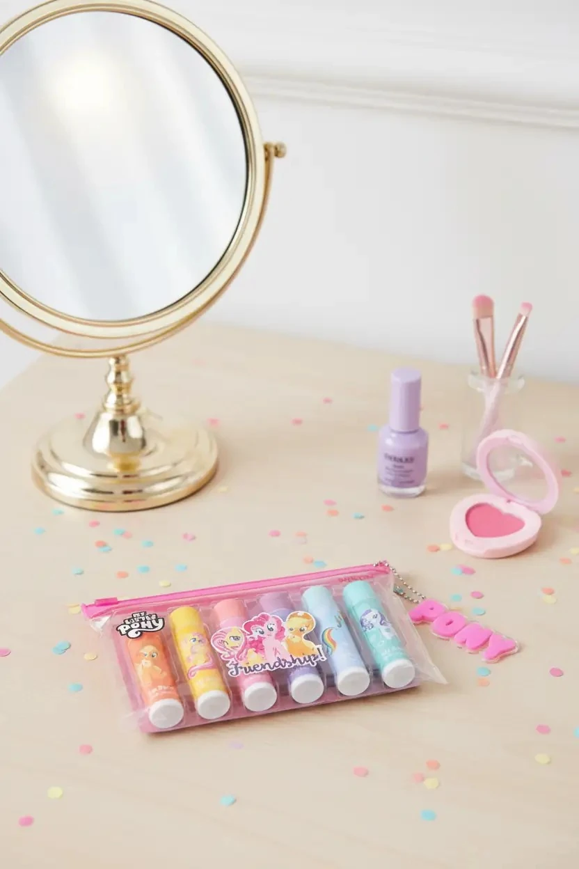 My Little Pony Lisanslı Çantalı 6'lı Lip Balm Seti