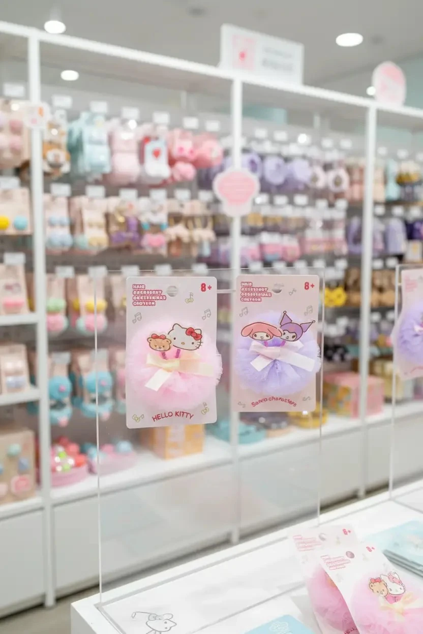 Hello Kitty Lisanslı Fiyonklu Saç Tokası