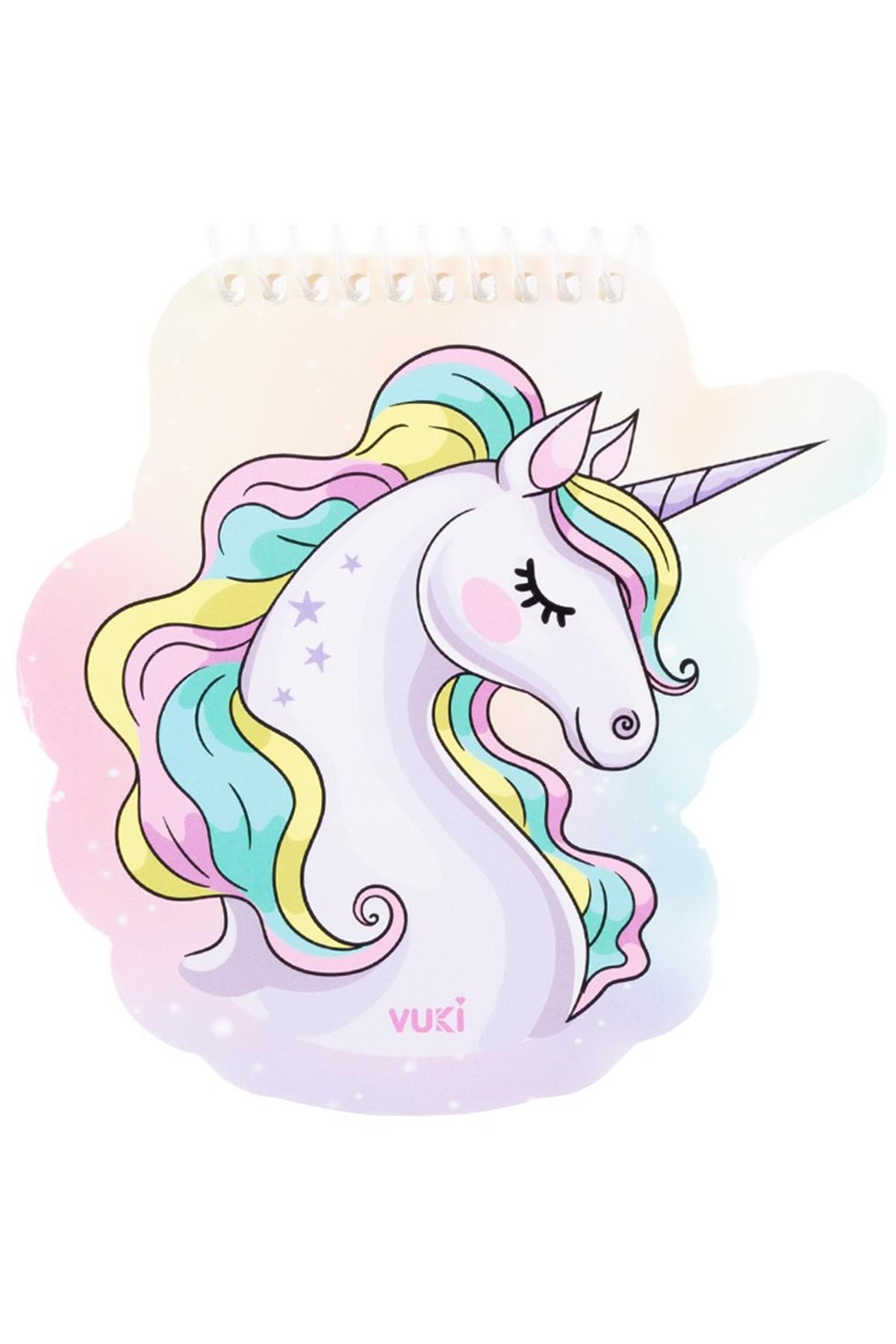 Unicorn Spiralli Mini Defter