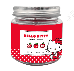 Hello Kitty Lisanslı Elma Koleksiyonu Kokulu Mum