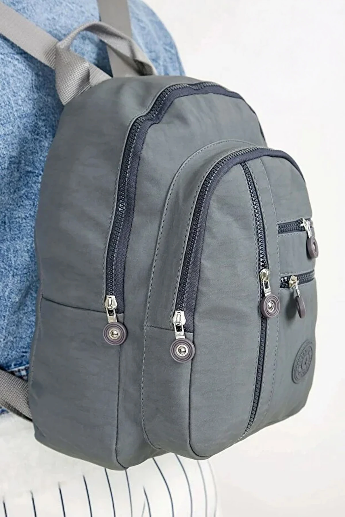 Taros Orta Boy Stars Sırt Çantası - Gri