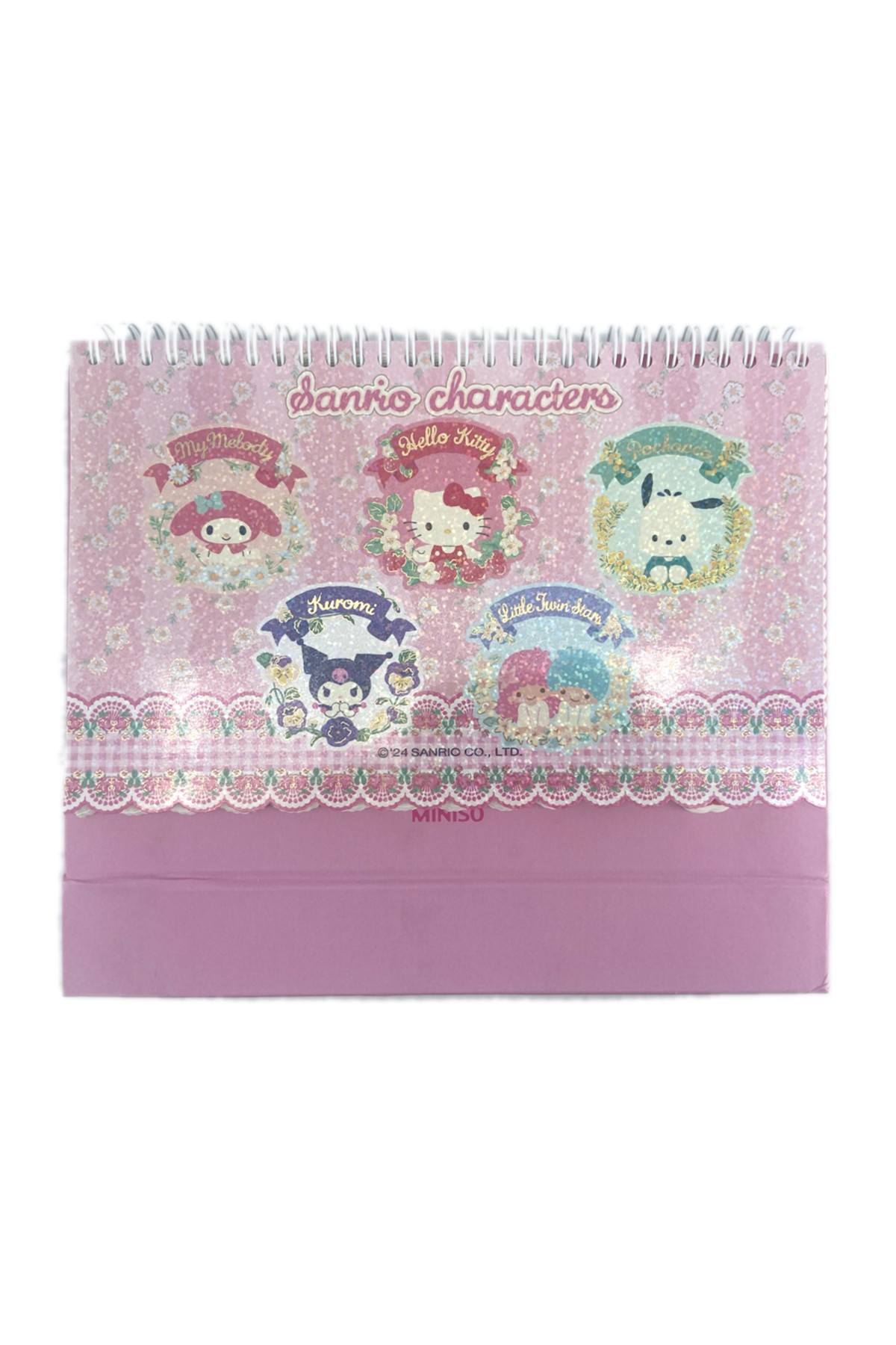 Sanrio Lisanslı Telli Not Defteri Pembe - 80 Yaprak