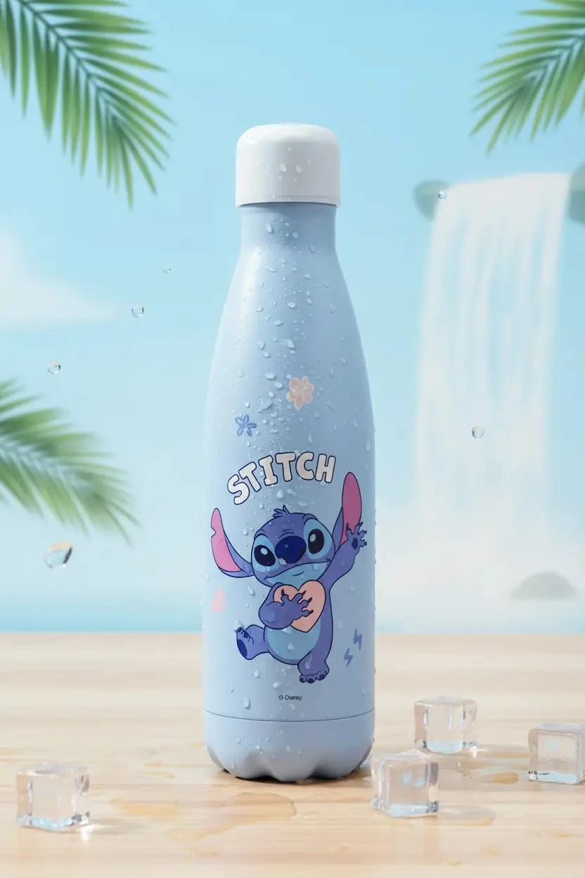 Disney Lilo&Stitch Lisanslı Yalıtımlı Çelik Matara (500 ml)