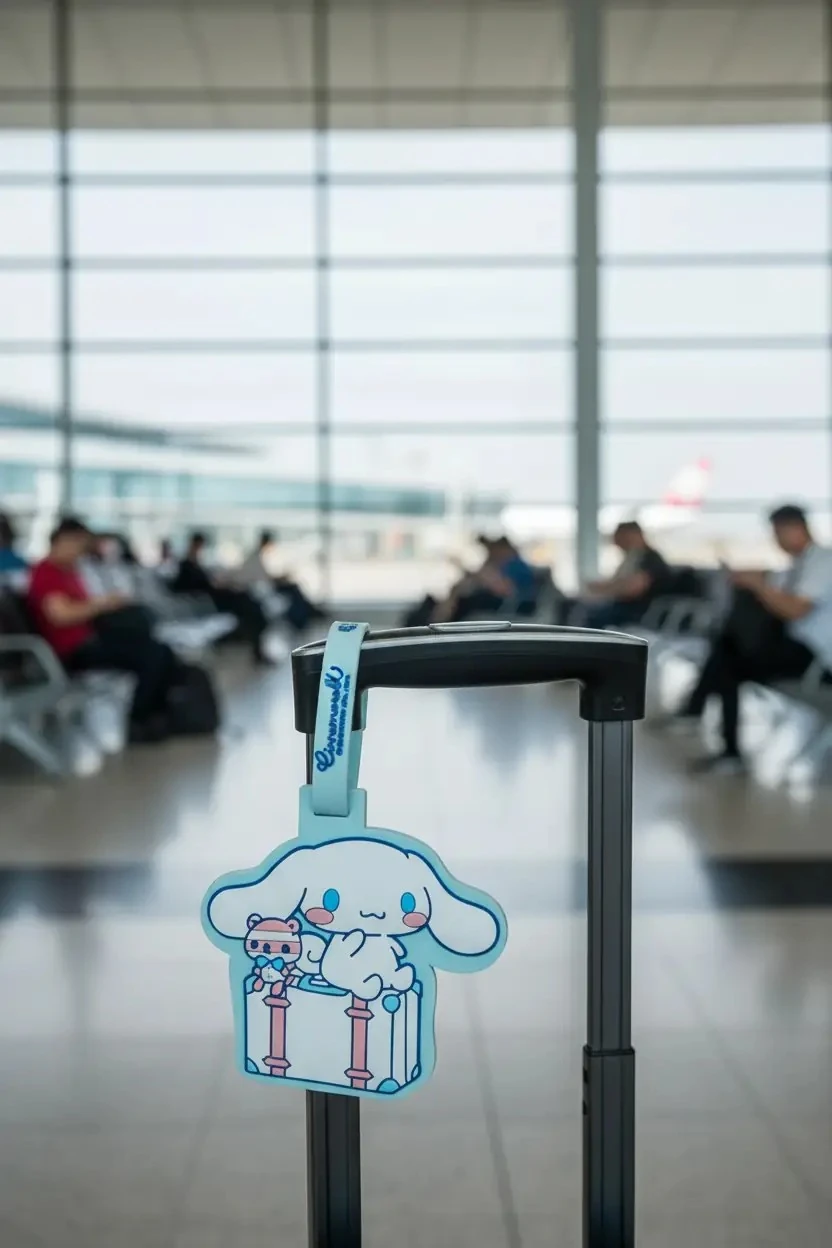 Sanrio Lisanslı Cinnamoroll Bagaj Etiketi