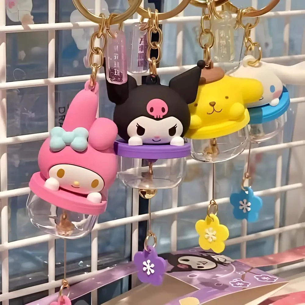 Sanrio Lisanslı Zilli Anahtarlık Serisi - Kuromi - Cinnamoroll - My Melody - Hello Kitty
