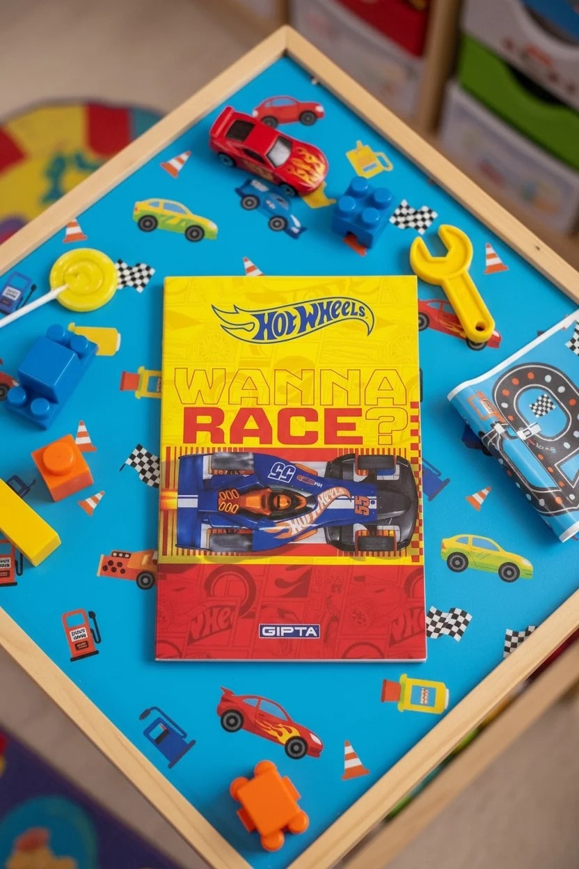 Hot Wheels A7 İkili Mini Bloknot