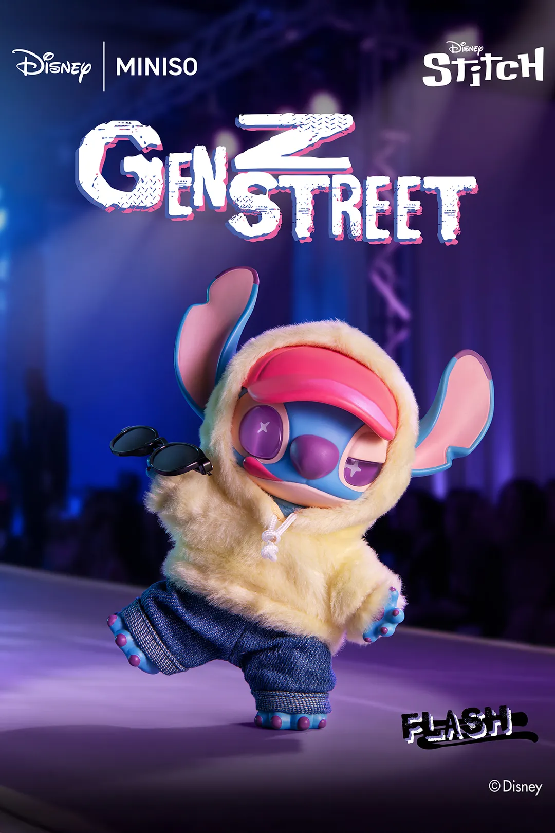 Disney Stitch Lisanslı GenZ Sokak Serisi Sürpriz Çanta Süsü