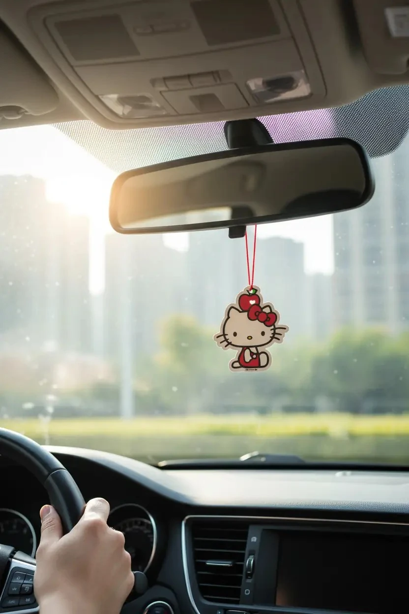 Hello Kitty Lisanslı Elma Koleksiyonu Kokulu Süs – Askılı Araç & Dolap Kokusu