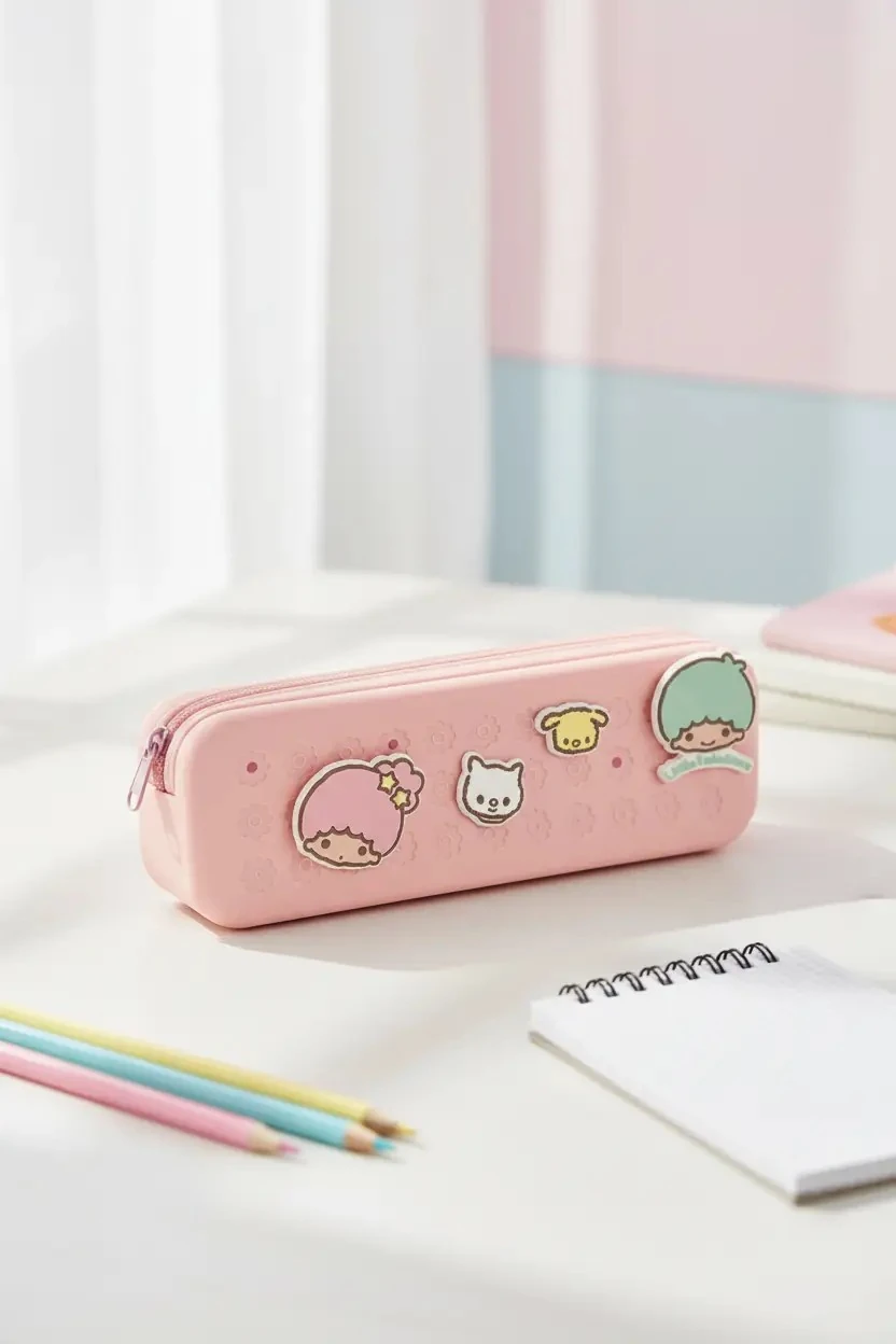 Miniso Lisanslı Little Twin Stars Stacking Fun Delikli Kalem Kutusu 21,5 Cm – Sevimli Tasarım