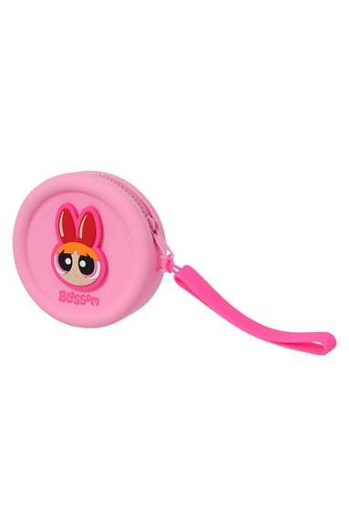 Powerpuff Girls Lisanslı Silikon Bozuk Para Çantası - Blossom