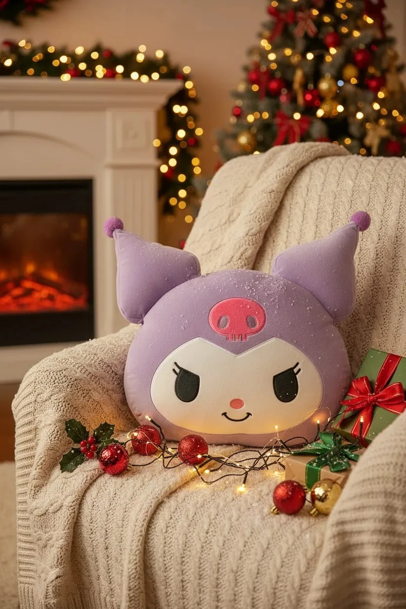 Sanrio Lisanslı Kuromi Ultra-soft Yastık