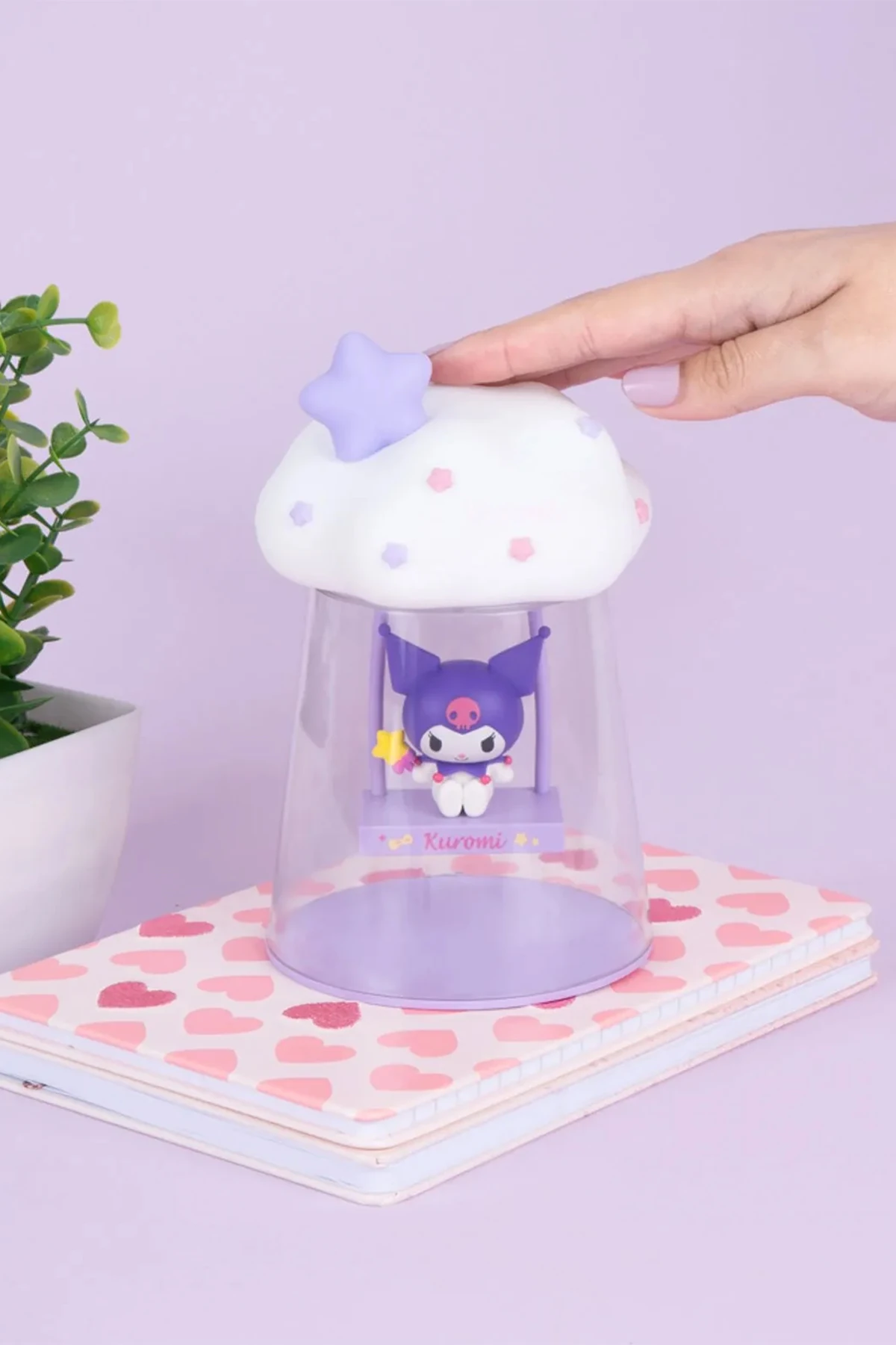 Sanrio Lisanslı Düş Bulutu Serisi Gece Lambası - Kuromi (Outlet)