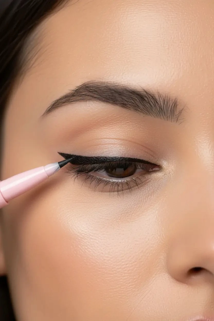 Minimalist Serisi Kesik Uçlu Eyeliner (01 Siyah)