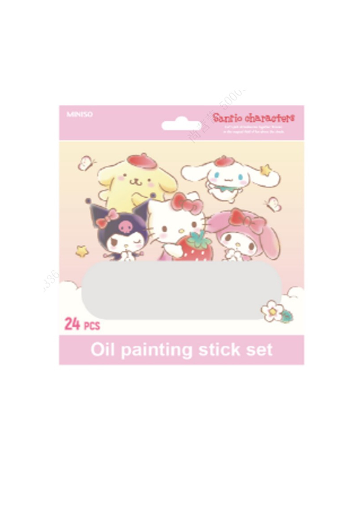 Sanrio Lisanslı Çilek Serisi Yağlı Boya Kalemi Seti