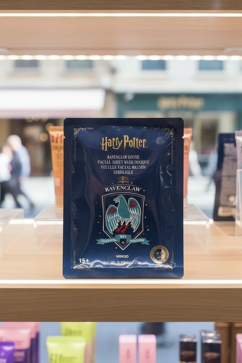 Harry Potter Lisanslı Kağıt Yüz Maskesi- Ravenclaw