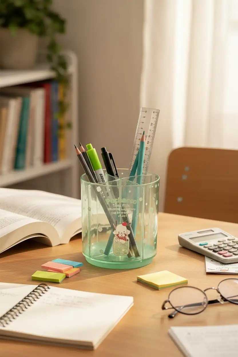 Sanrio Lisanslı Renkli Yaz Koleksiyonu 4'lü Dönen Kalemlik - Pochacco