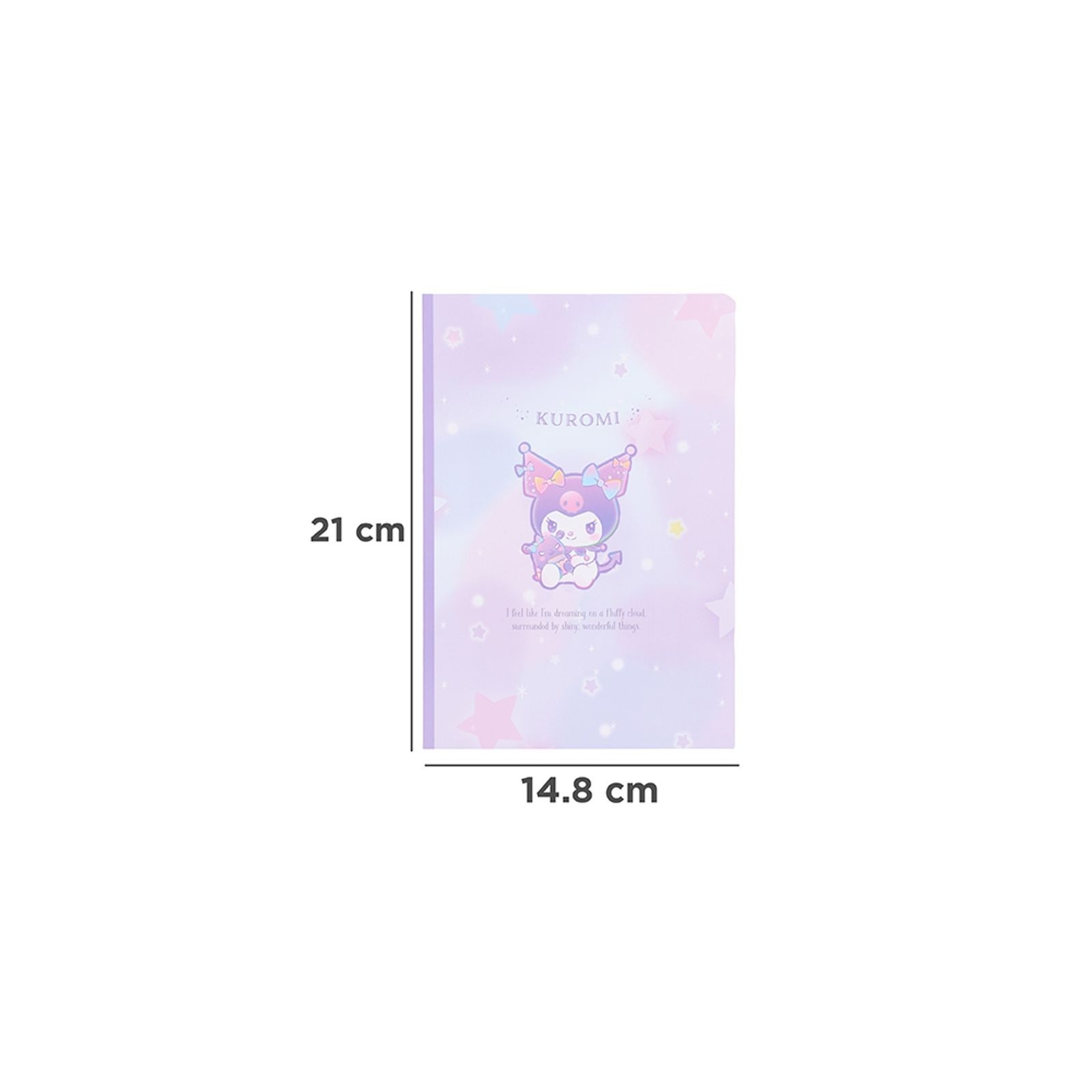 Sanrio Lisanslı Kuromi A5 Ciltli Defter (32 Yaprak) - Sevimli Kuromi'nin Renkli Dünyası