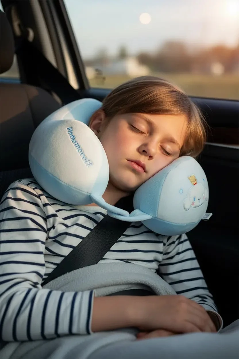 Sanrio Lisanslı Hafızalı Boyun Yastığı (Cinnamoroll)