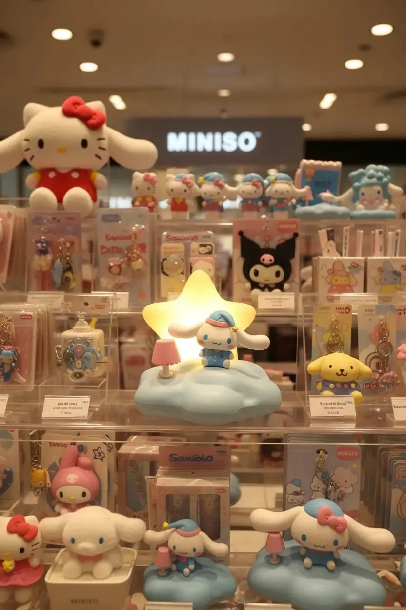 Sanrio Lisanslı Cinnamoroll Düş Serisi LED Gece Lambası