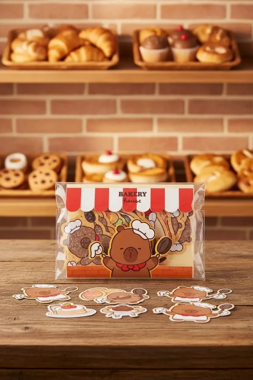 Pişirme Serisi Sticker Seti (Mimibara)