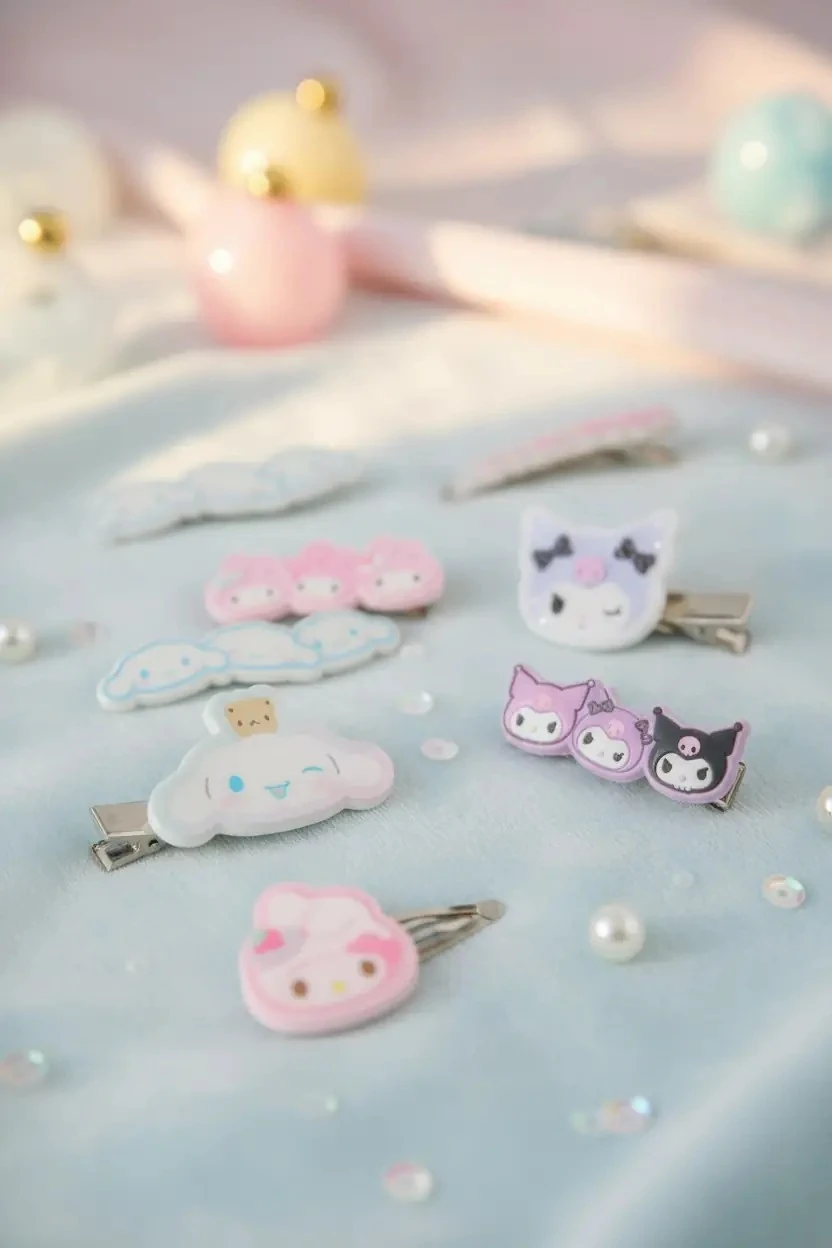 Hello Kitty Lisanslı Saç Tokası Seti (3 Adet) – Şık & Pratik Saç Aksesuarı