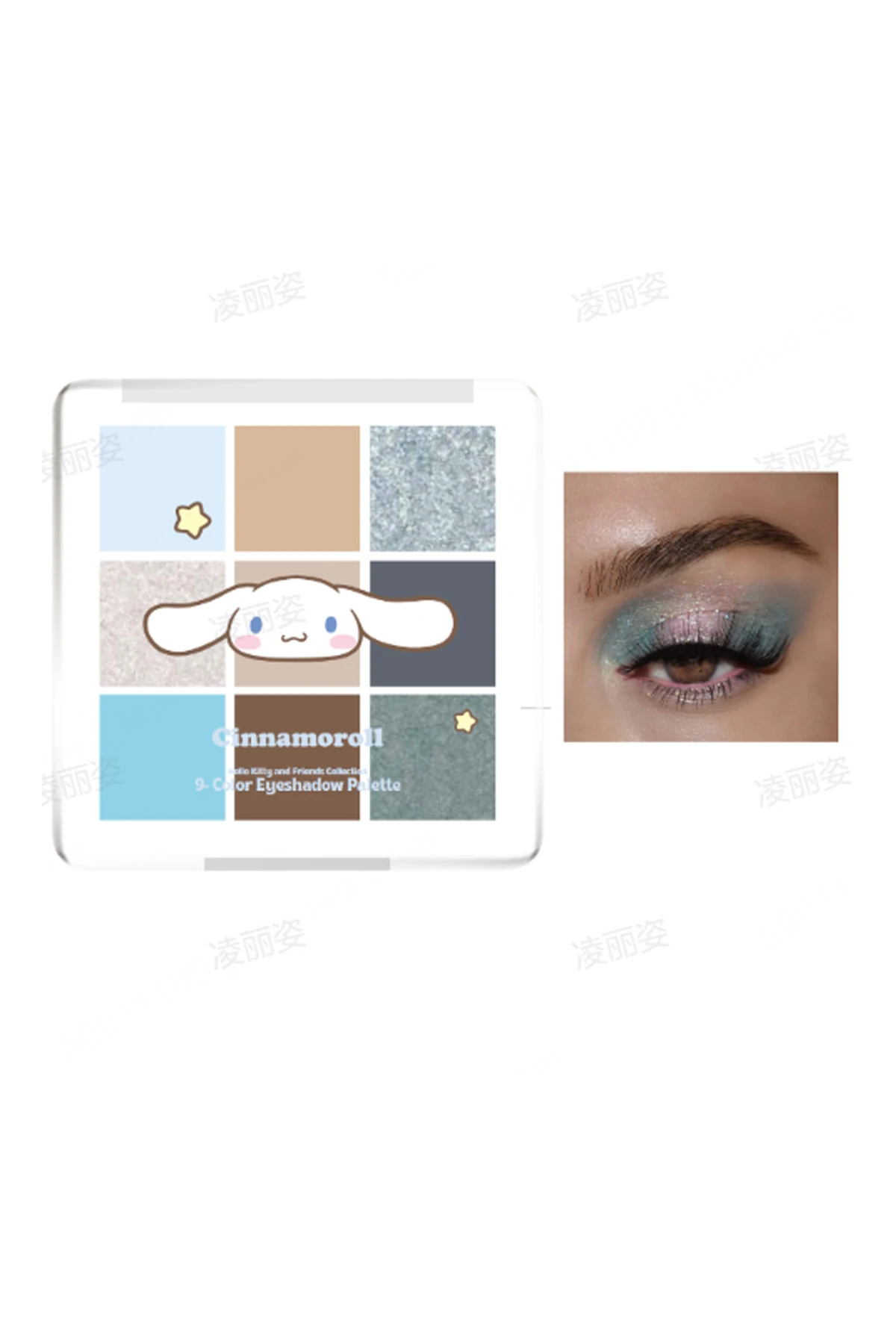Sanrio Lisanslı Cinnamoroll 9 Renkli Göz Farı Paleti (03 Mav