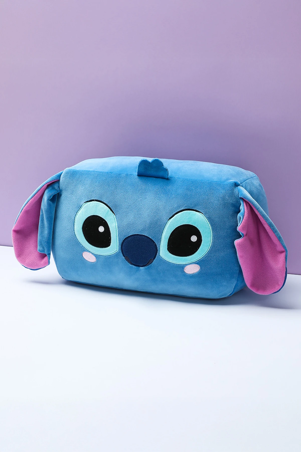 Disney Lilo&Stitch Lisanslı Kare Stitch Figürlü Baş Yastığı