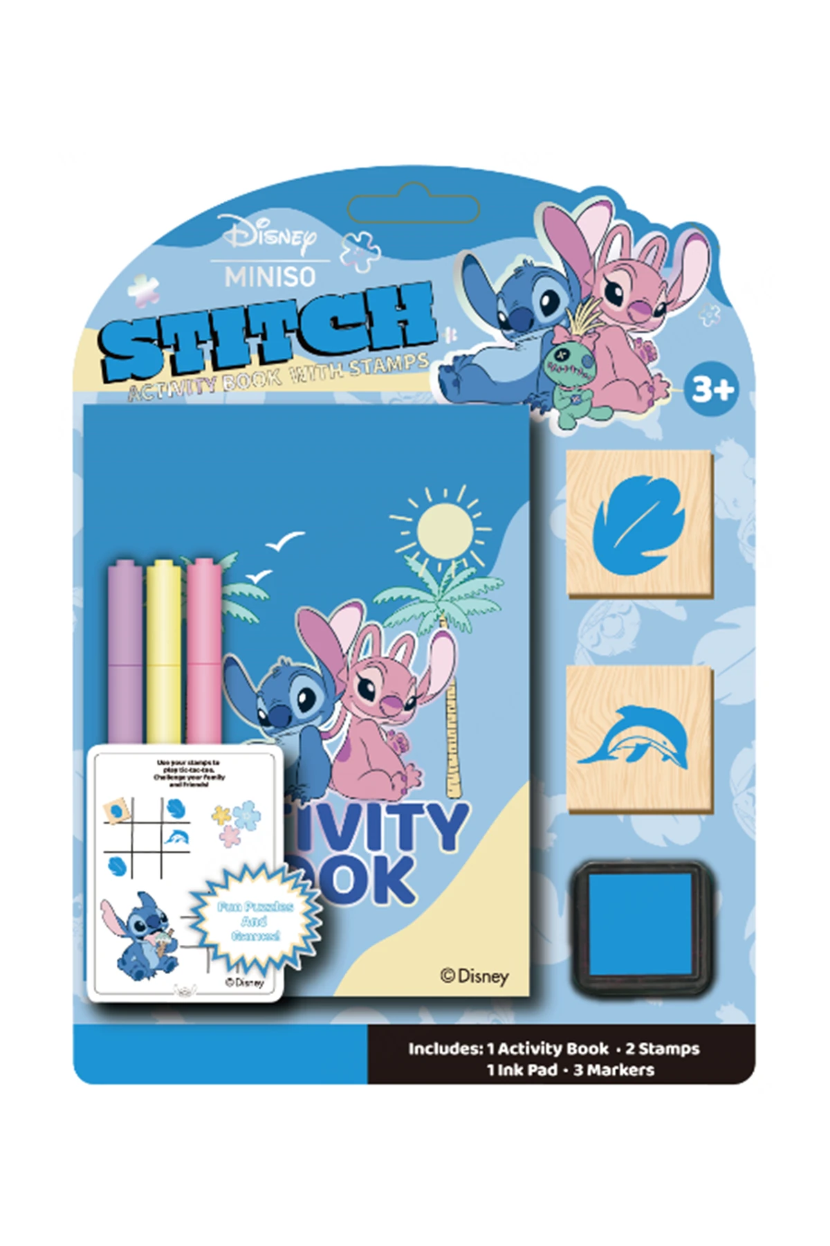 Disney Lilo ve Stitch Lisanslı Damga Boyama Seti