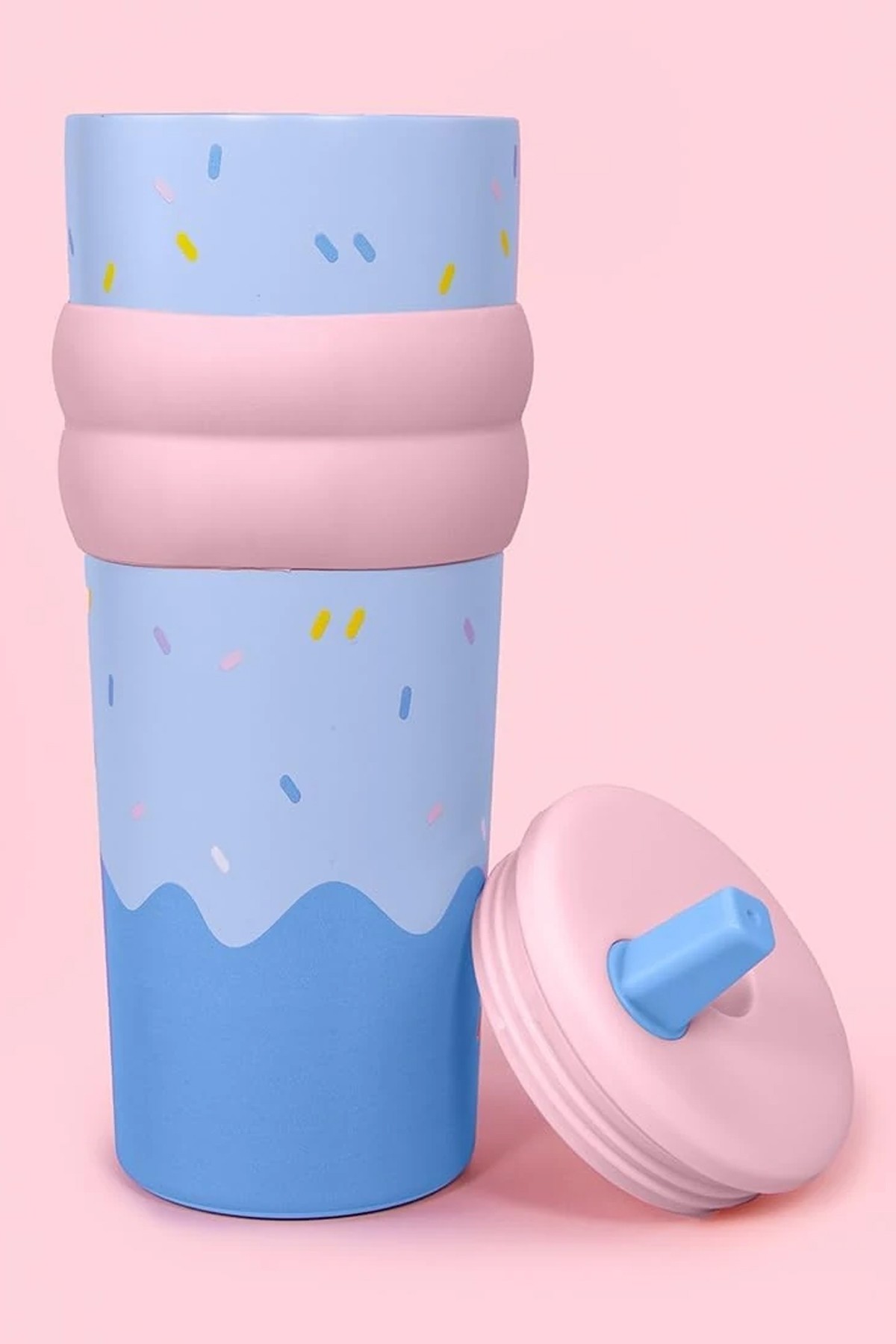 Disney Lilo&Stitch Lisanslı Çift Cidarlı Pipetli Çelik Matara 800 ml (Stitch)