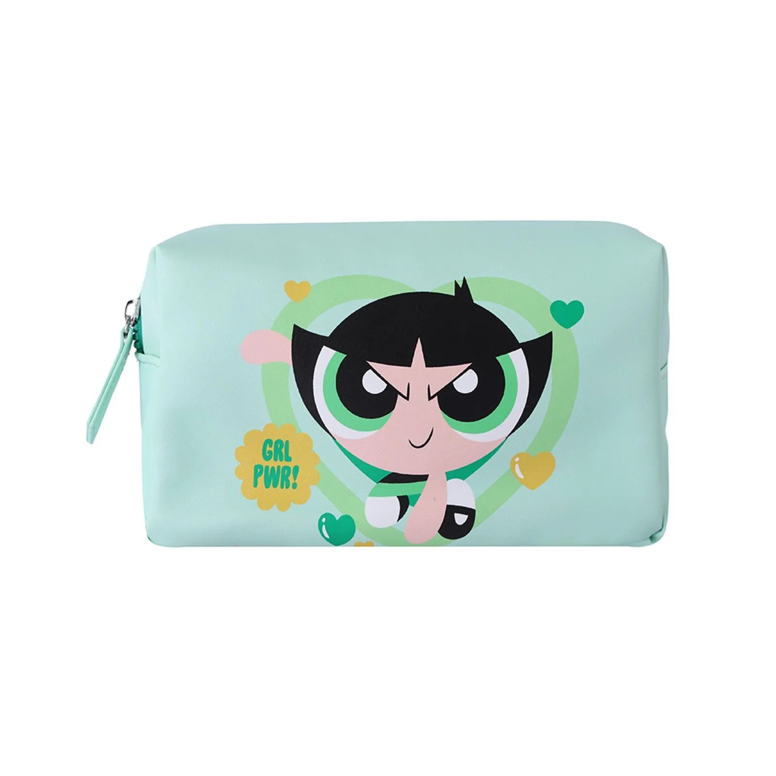 Powerpuff Girls Lisanslı Kare Kozmetik Çantası - Buttercup