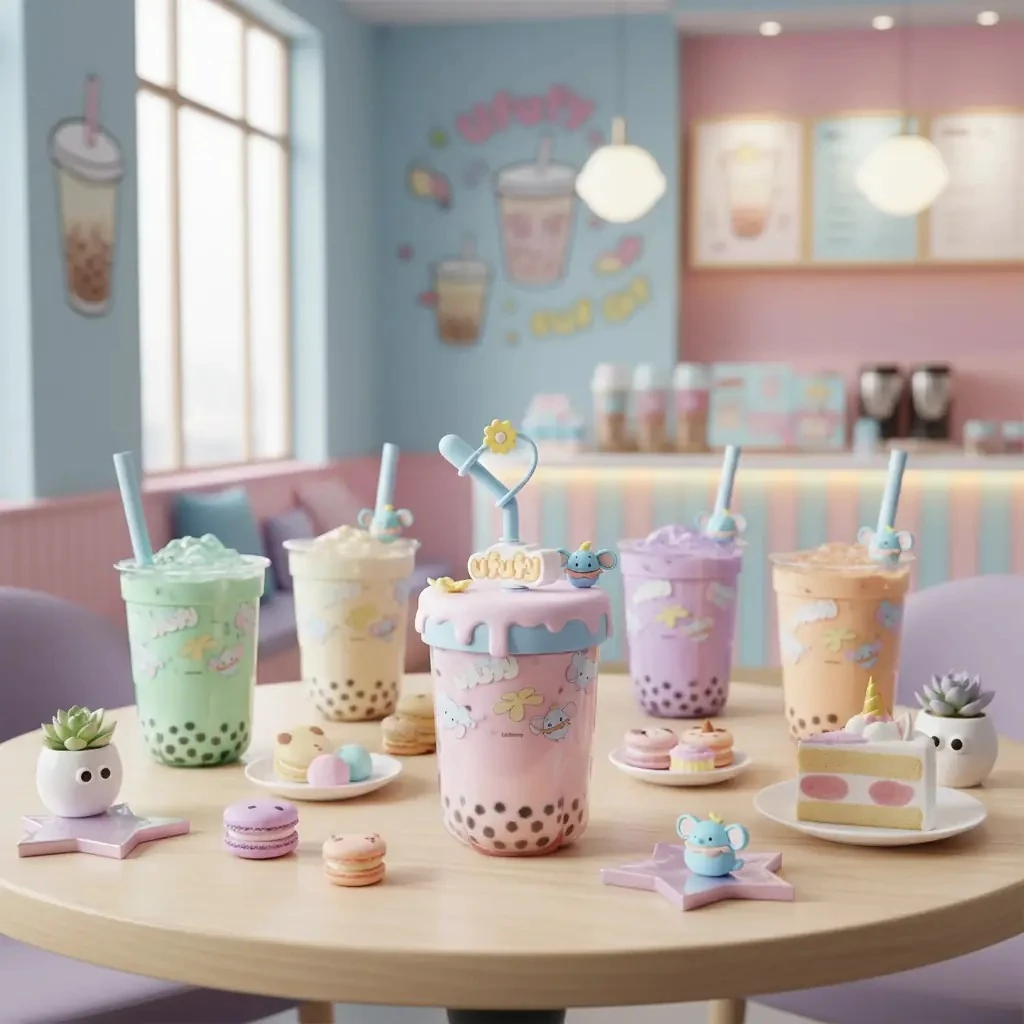 Disney Lisanslı Ufufy Serisi 560ml Karıştırmalı Pipetli Bardak