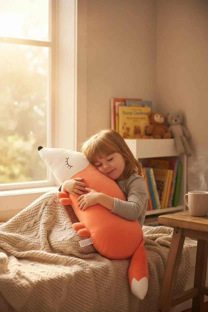 Miniso Lisanslı Sevimli Tilki Peluş Oyuncak 92 Cm – Dev Boy Sarılmalık Yumuşak