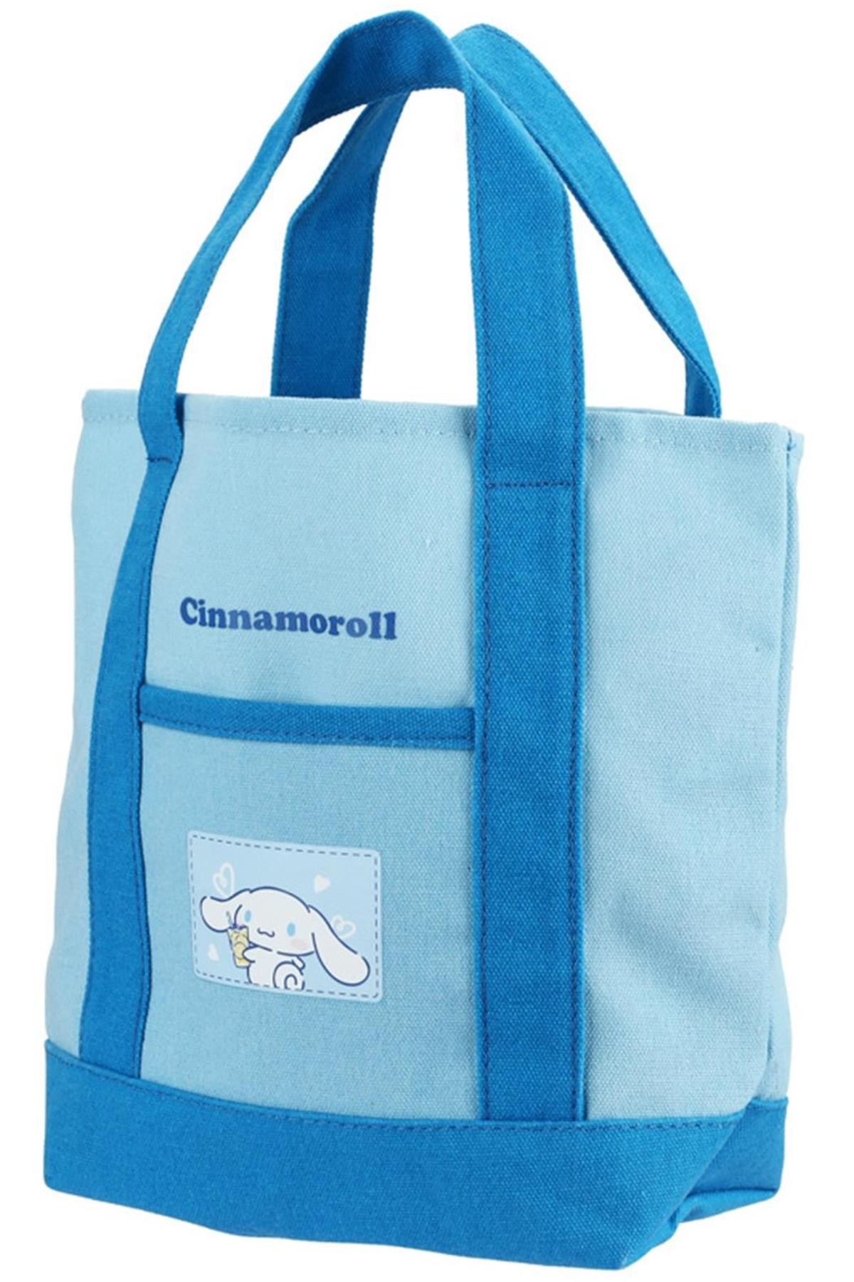 Sanrio Lisanslı Büyük Bez Alışveriş Çantası - Cinnamoroll