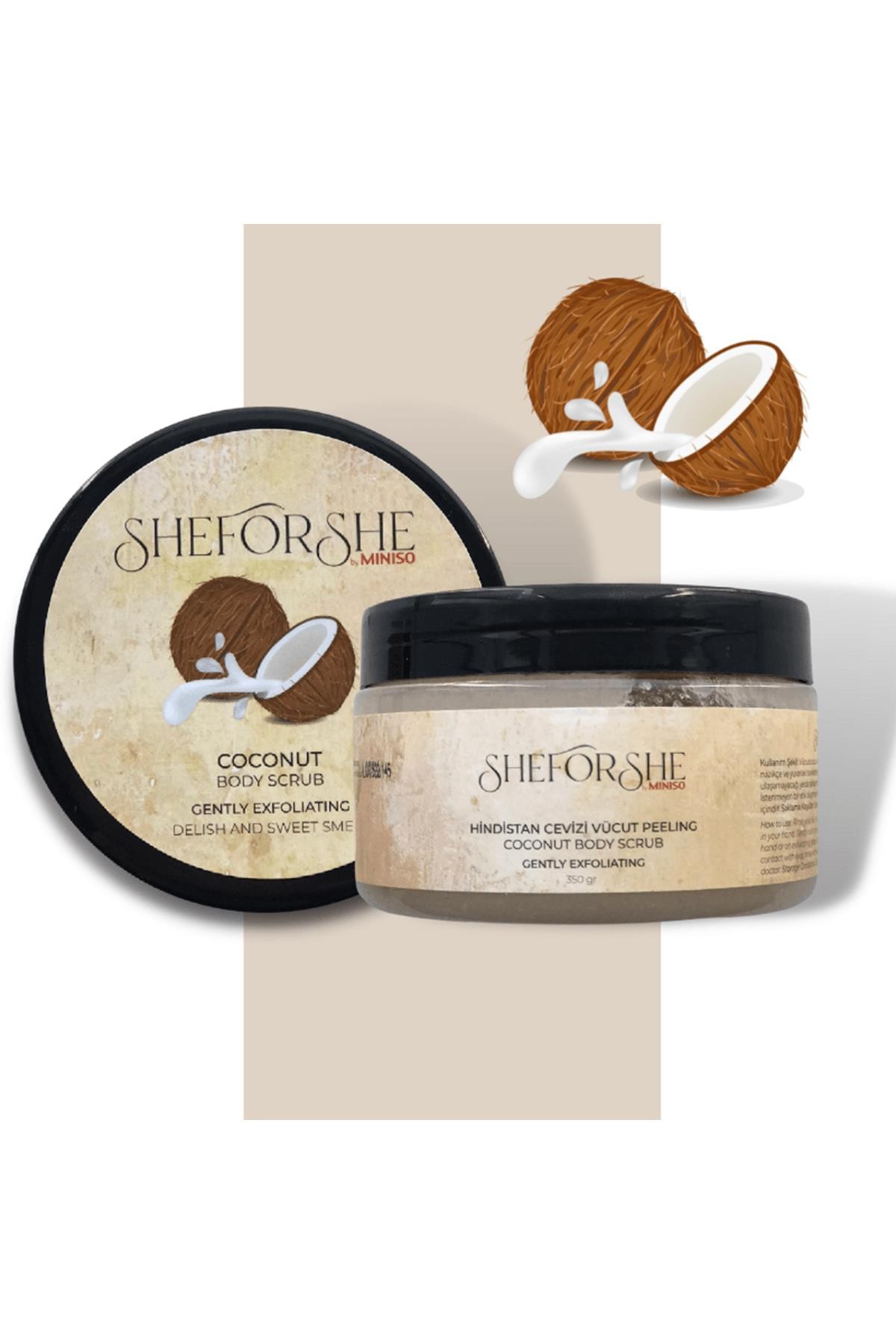 Sheforshe Body Scrub Coconut 350 Gr
