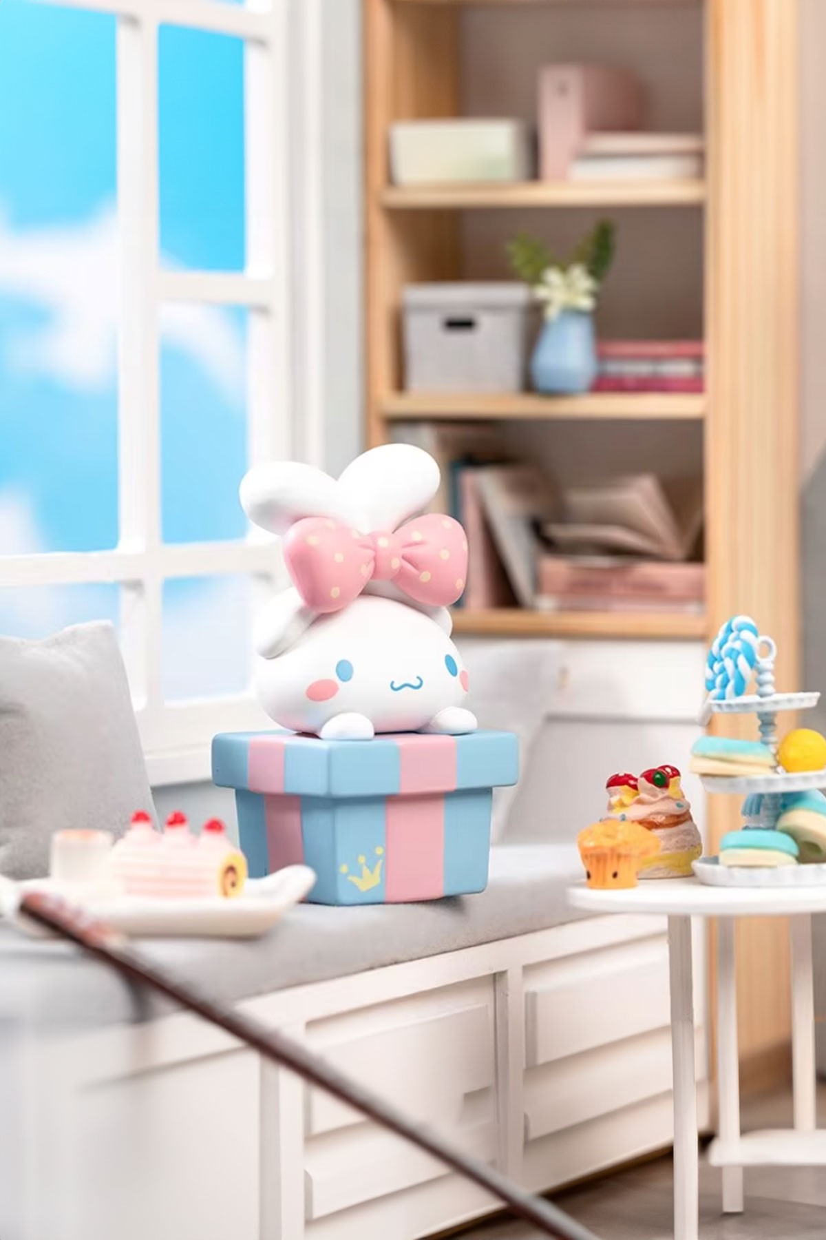 Sanrio Lisanslı Cinnamoroll Anahtarlıklı Sürpriz Figürlü Kutu Blind Box