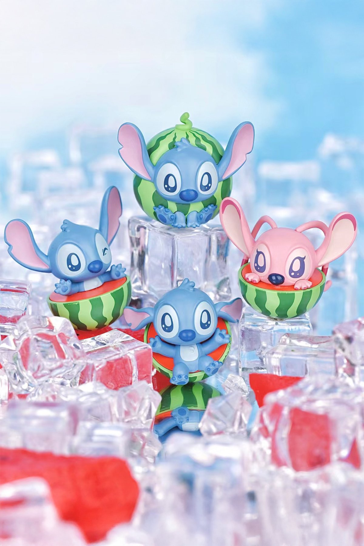 Disney Lilo&Stitch Lisanslı Karpuz Figürlü Anahtarlık