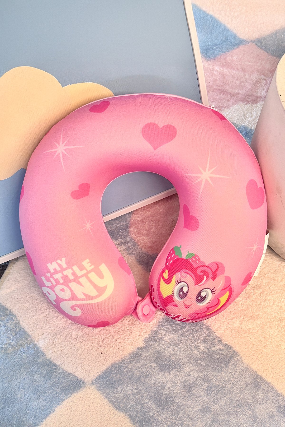 My Little Pony Lisanslı Hafızalı Köpük Boyun Yastığı (Pembe)