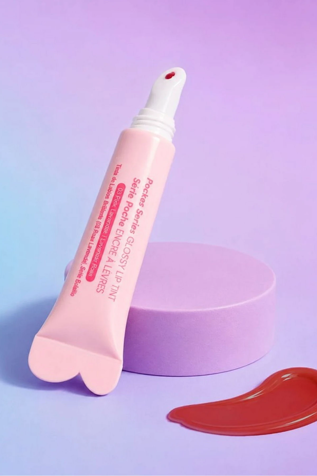 Miniso Lisanslı Pocket Serisi Parlak Lip Tint 03 Pembe Lavanta – Zarif ve Işıltılı Görünüm