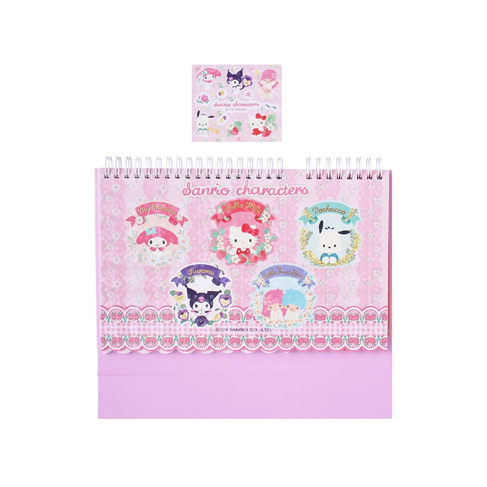 Sanrio Lisanslı Telli Not Defteri Pembe - 80 Yaprak