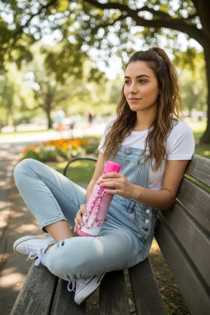 Barbie Lisanslı Termos -600ml (B)