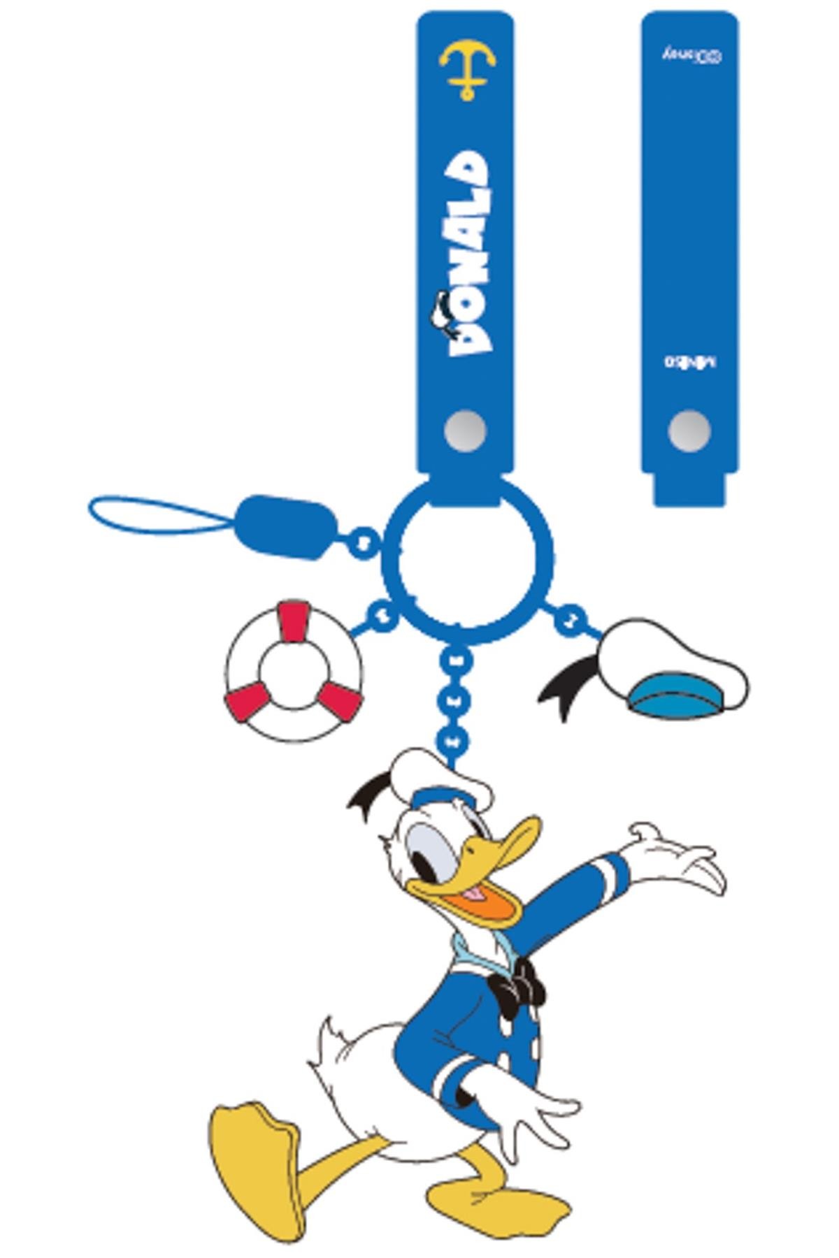 Mickey Mouse Lisanslı Figürlü Telefon İpi - Donald Duck