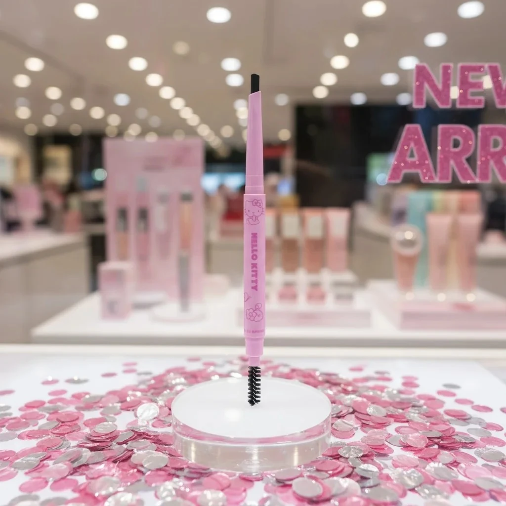 Sanrio Lisanlı Hello Kitty Kaş Kalemi - Siyah