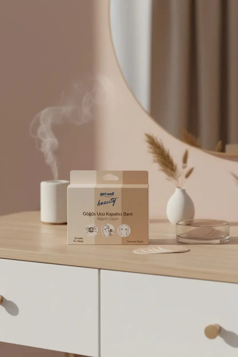 Göğüs Ucu Kapatıcı Bant – 24 Adet Ten Rengi ve İnce Tasarım