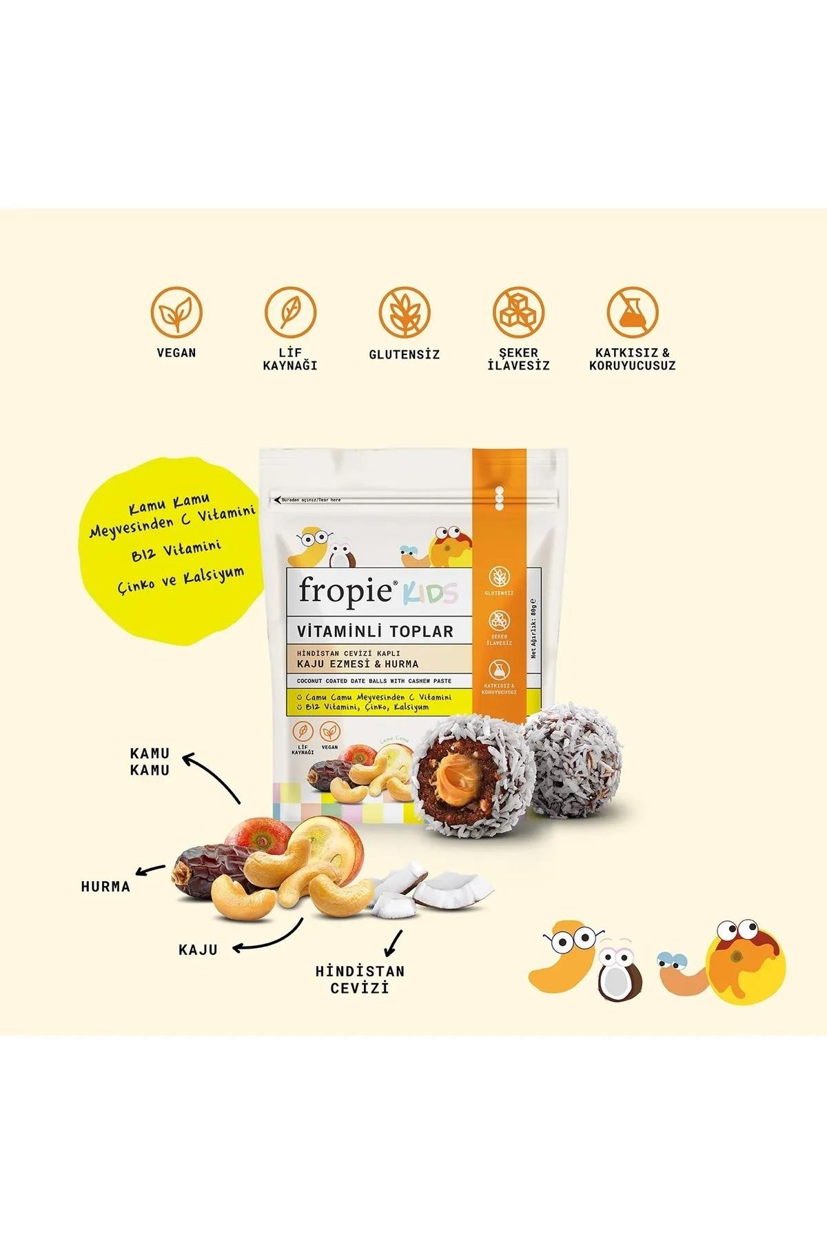 Froipe Hindistan Cevizi Kaju Ezmesi Vitamin Topları 80Gr