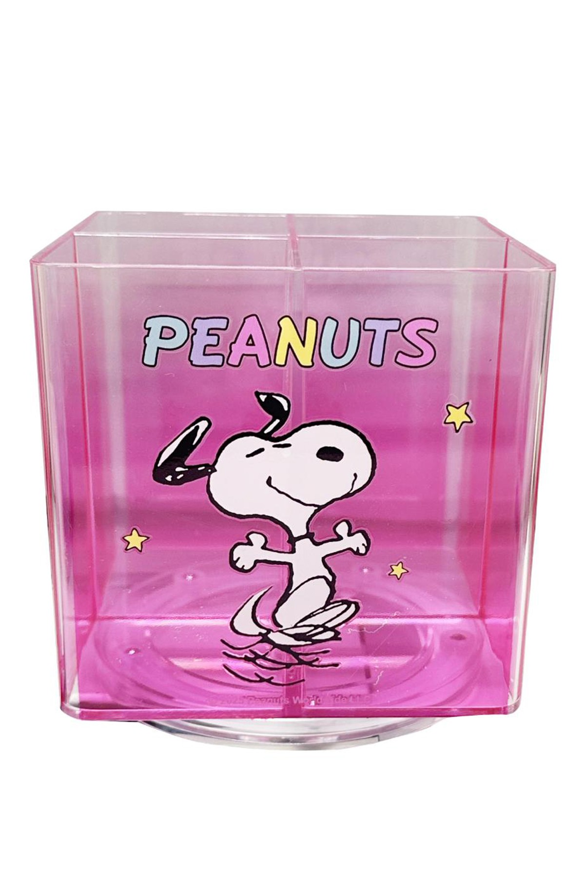 Snoopy Lisanslı Renkli Vintage Koleksiyonu 4 Bölmeli Dönen Düzenleyici
