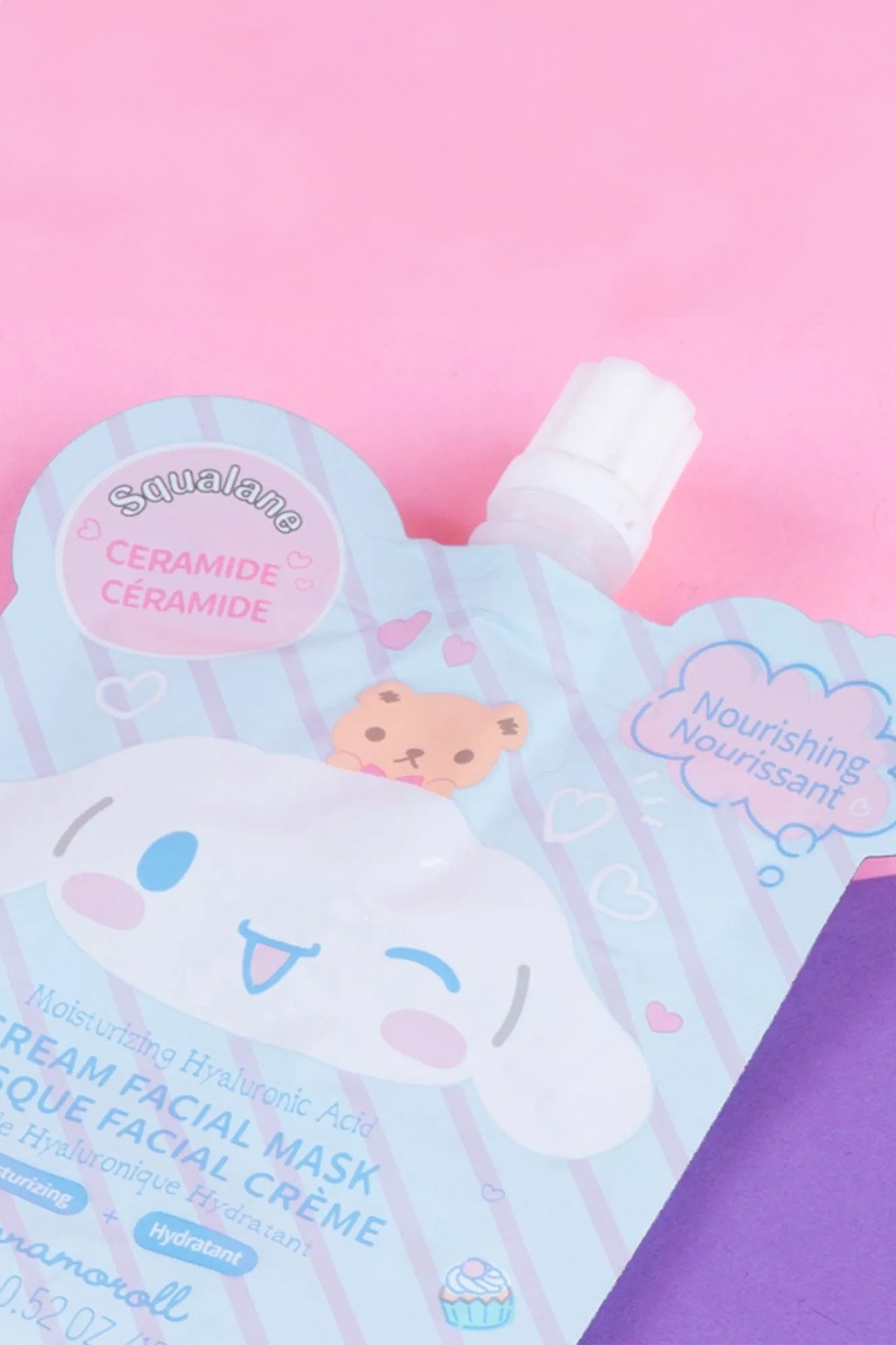 Sanrio Lisanslı Hyaluronic Asitli Krem Yüz Maskesi - Cinnamoroll